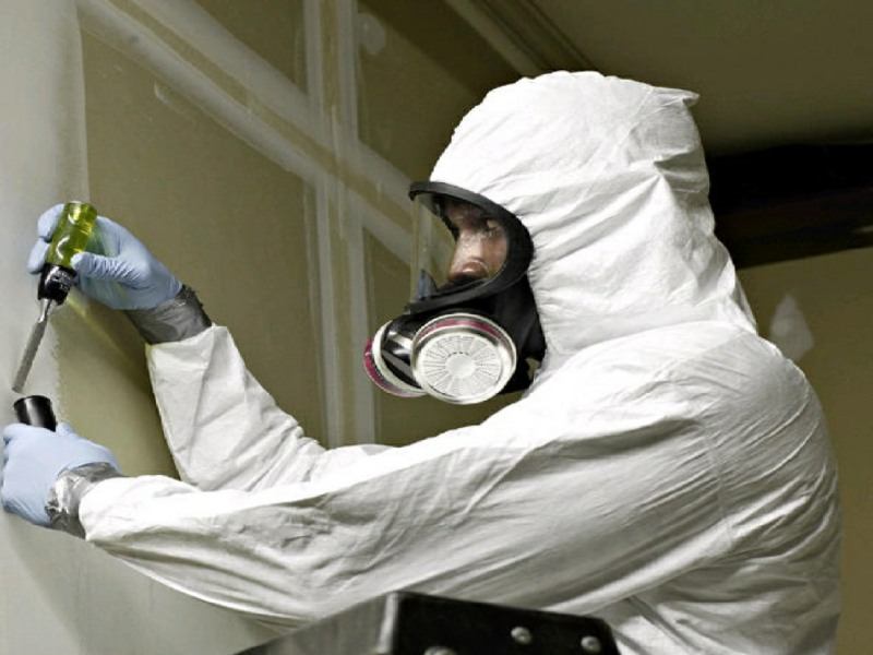 asbestos testing safely